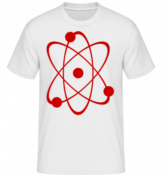 Symbol Of An Atom -  Shirtinator Men's T-Shirt - White - Vorn