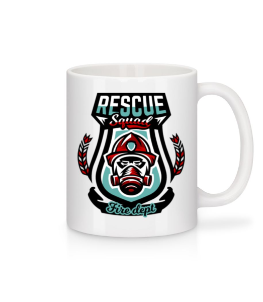 Rescue Squad Fire Dept - Mug - White - Front