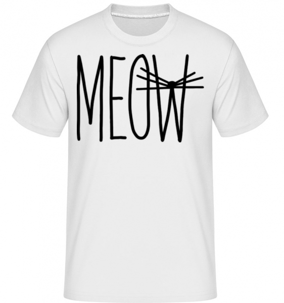 Meow 4 -  Shirtinator Men's T-Shirt - White - Front