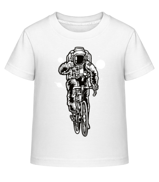 Astronaut Bicycle - Kid's Shirtinator T-Shirt - White - Front