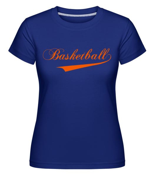 Basketball Stroke -  Shirtinator Women's T-Shirt - Royal blue - Front