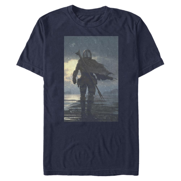 Star Wars - The Mandalorian - Mando The Way - Men's T-Shirt - Navy - Front