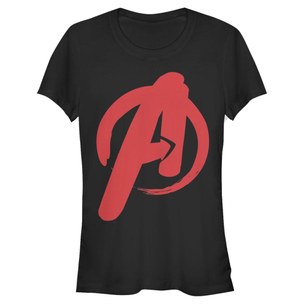 Marvel - Logo Avenger Paint - Women's T-Shirt - Black - Front