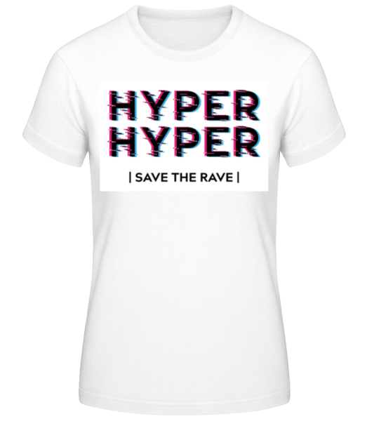 Hyper Hyper - Women's Basic T-Shirt - White - Front