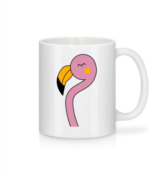 Cute Flamingo - Mug - White - Vorn