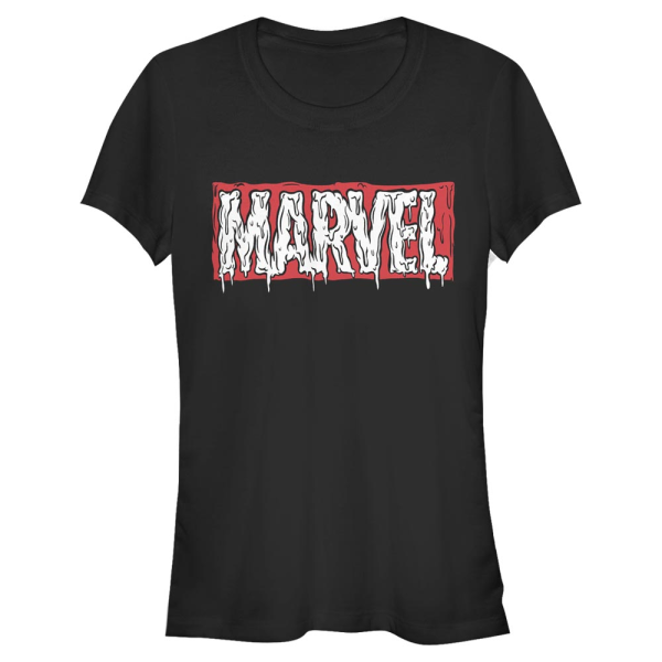 Marvel - Logo Melting - Women's T-Shirt - Black - Front