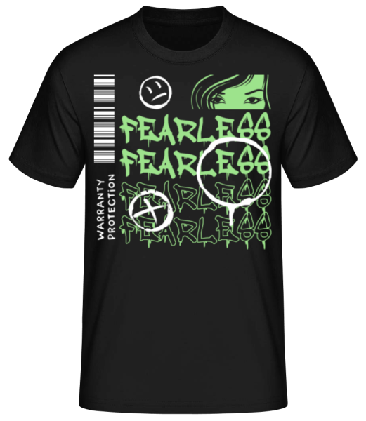 Fearless - Men's Basic T-Shirt - Black - Front