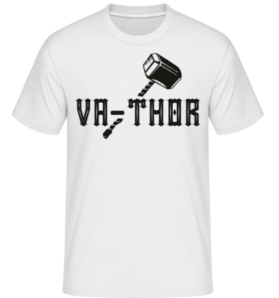 Va Thor -  Shirtinator Men's T-Shirt - White - Front