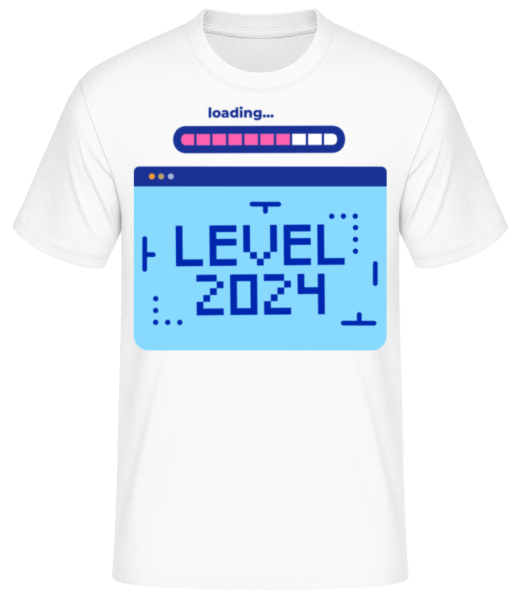 Loading Level 2024 - Men's Basic T-Shirt - White - Front