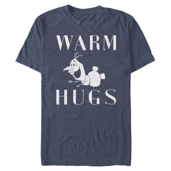 Disney - Frozen - Olaf Warm Hugs - Men's T-Shirt - Heather navy - Front