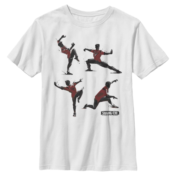 Marvel - Shang-Chi - Shang-Chi Karate Poses - Kids T-Shirt - White - Front