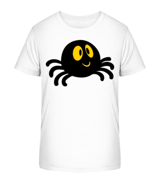 Cartoon Spider - Kid's Bio T-Shirt Stanley Stella - White - Front