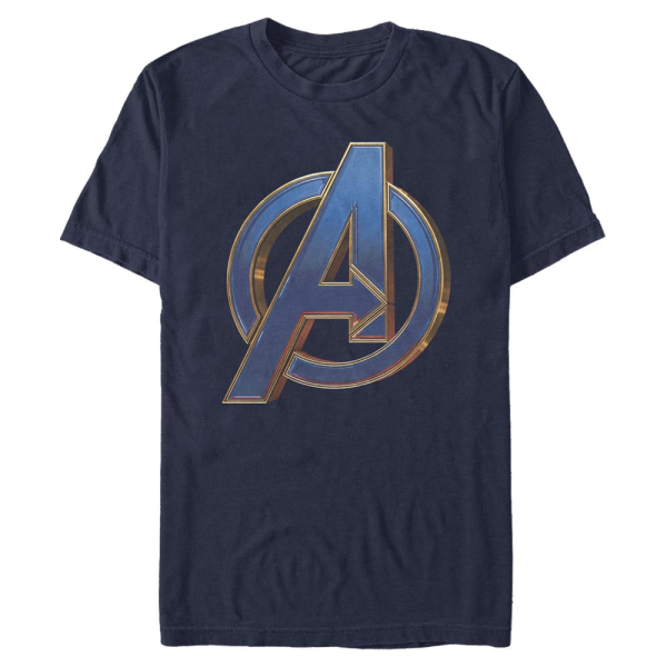 Marvel - Avengers Endgame - Logo Blue - Men's T-Shirt - Navy - Front