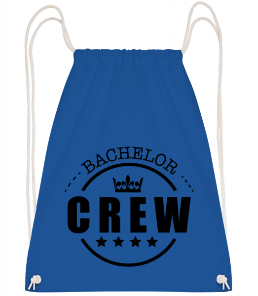 Bachelor Crew - Drawstring Backpack - Royal blue - Vorn