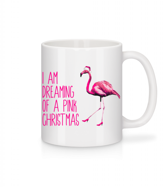 Pink Christmas - Mug - White - Vorn
