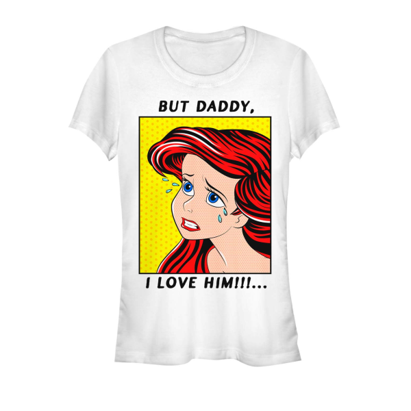 Disney - The Little Mermaid - Malá mořská víla Crybaby Zoom - Women's T-Shirt - White - Front