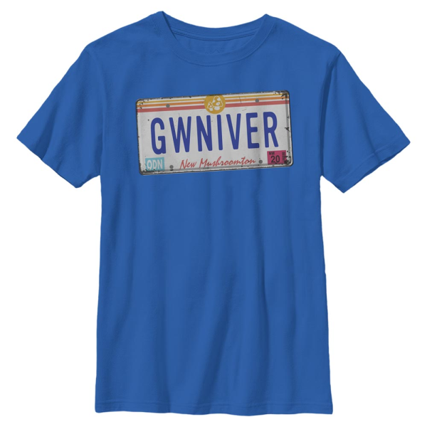Pixar - Onward - Guinevere GWNIVER Plate - Kids T-Shirt - Royal blue - Front