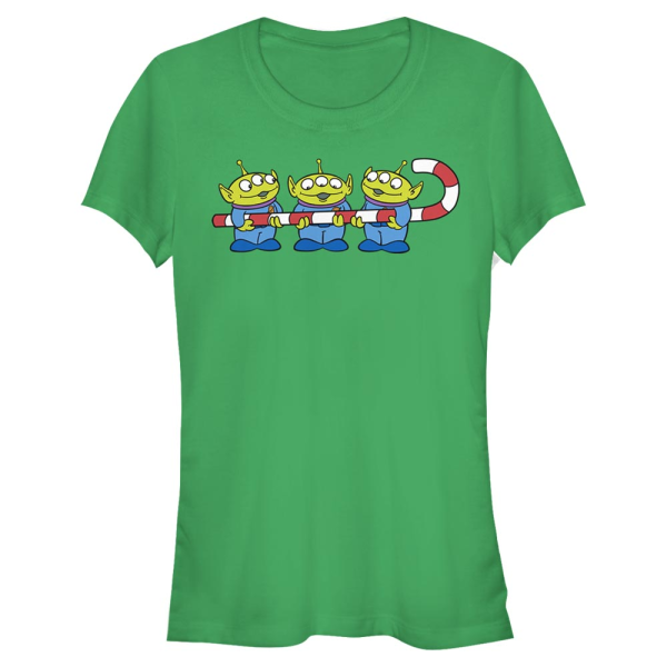 Disney - Toy Story - Aliens Cane Do Attitude - Women's T-Shirt - Kelly green - Front