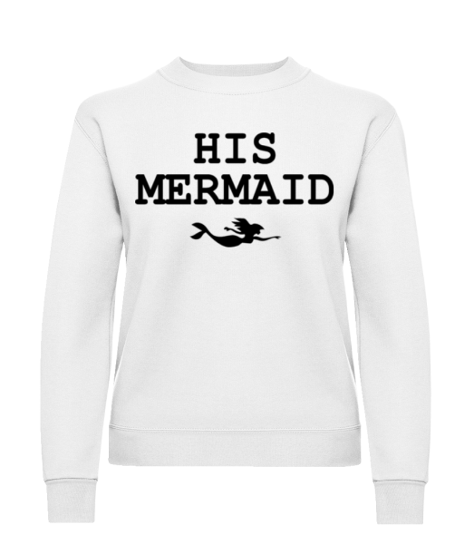 His Mermaid - Women's Sweatshirt - White - Front