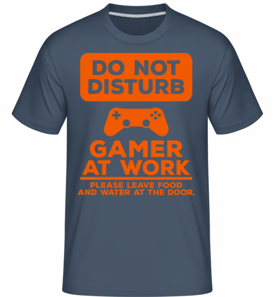 Do Not Disturb Gamer -  Shirtinator Men's T-Shirt - Denim - Vorn