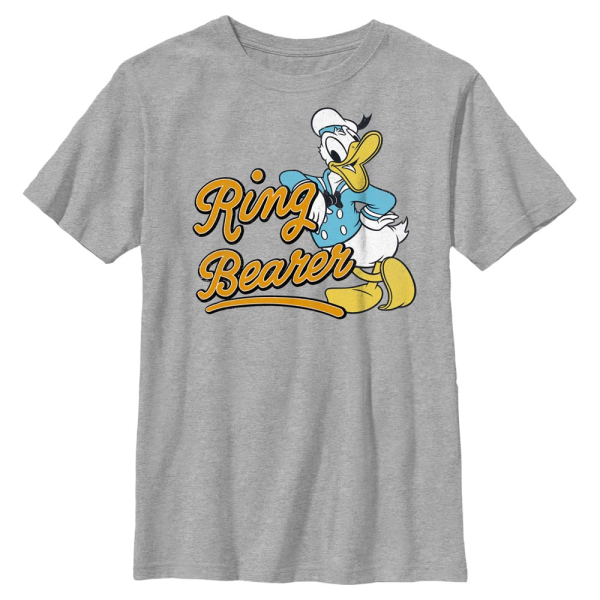 Disney Classics - Mickey Mouse - Donald Duck Ring Donald - Kids T-Shirt - Heather grey - Front