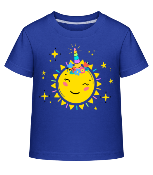 Happy Sun - Kid's Shirtinator T-Shirt - Royal blue - Front