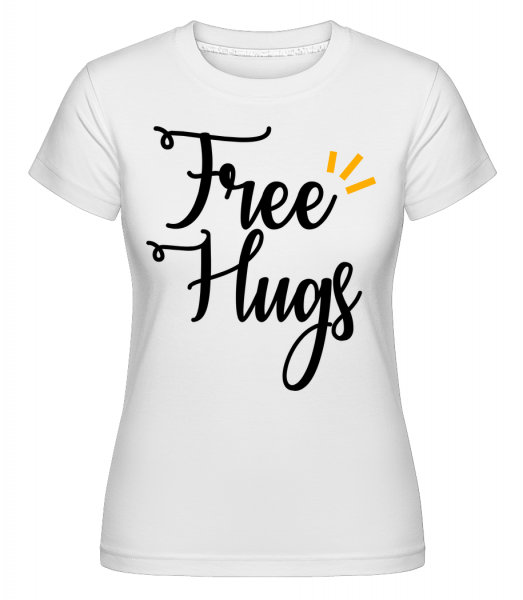 Free Hugs -  Shirtinator Women's T-Shirt - White - Vorn