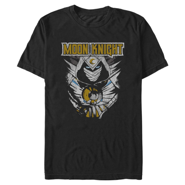 Marvel - Moon Knight - Moon Knight Moon Glitter - Men's T-Shirt - Black - Front