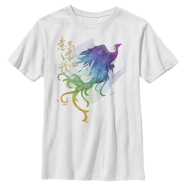 Disney - Mulan - Phoenix Watercolor - Kids T-Shirt - White - Front