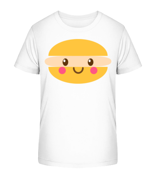 Cute Macaron - Kid's Bio T-Shirt Stanley Stella - White - Front