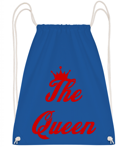 The Queen - Drawstring Backpack - Royal blue - Vorn