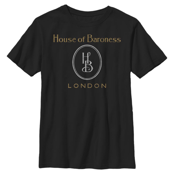 Disney Classics - Cruella - Logo House - Kids T-Shirt - Black - Front