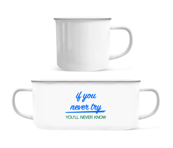 Try - Enamel-cup - White - Front