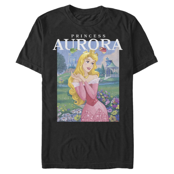 Disney - Sleeping Beauty - Aurora - Men's T-Shirt - Black - Front