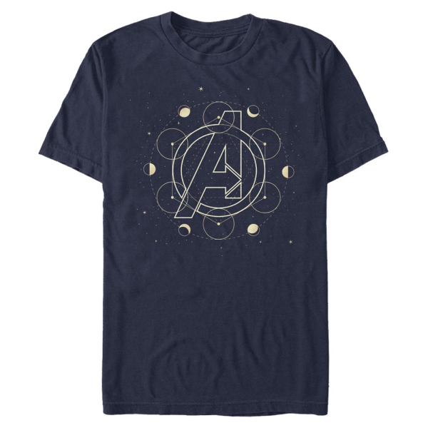 Marvel - Logo Astrological Avengers - Men's T-Shirt - Navy - Front