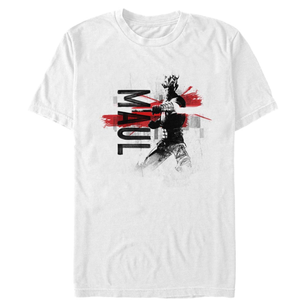 Star Wars - The Clone Wars - Darth Maul Maul Collage - Men's T-Shirt - White - Front