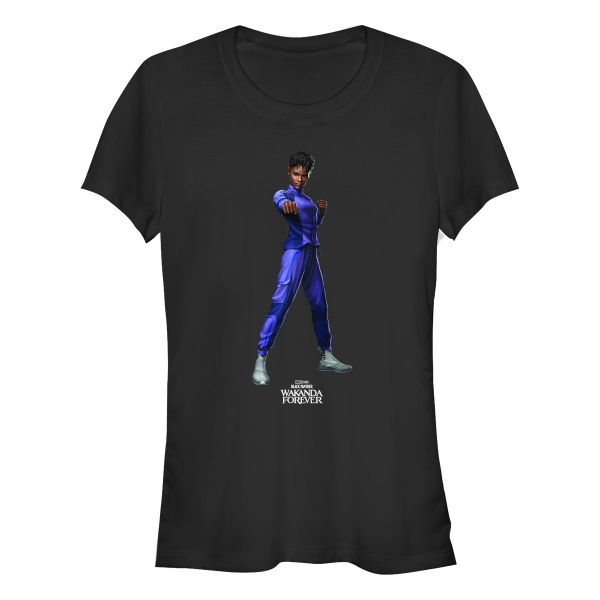 Marvel - Black Panther Wakanda Forever - Shuri Blank - Women's T-Shirt - Black - Front