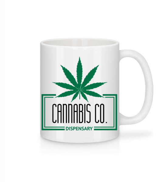 Cannabis Co. Icon - Mug - White - Vorn