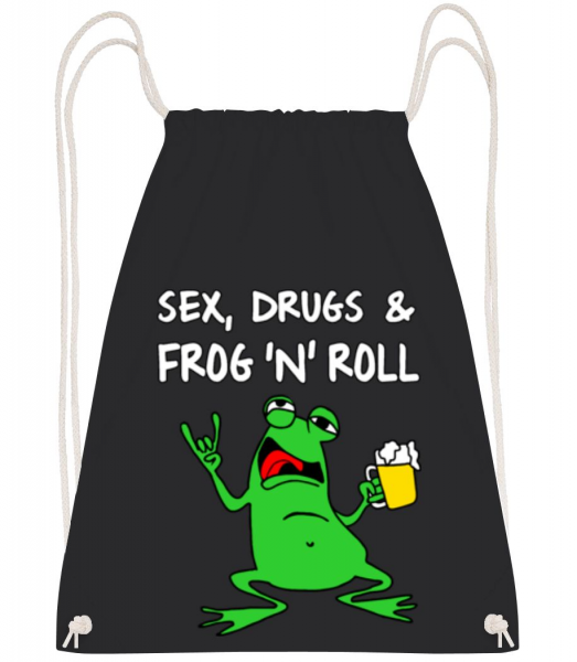 Sex Drugs & Frog'n'Roll - Gym bag - Black - Front
