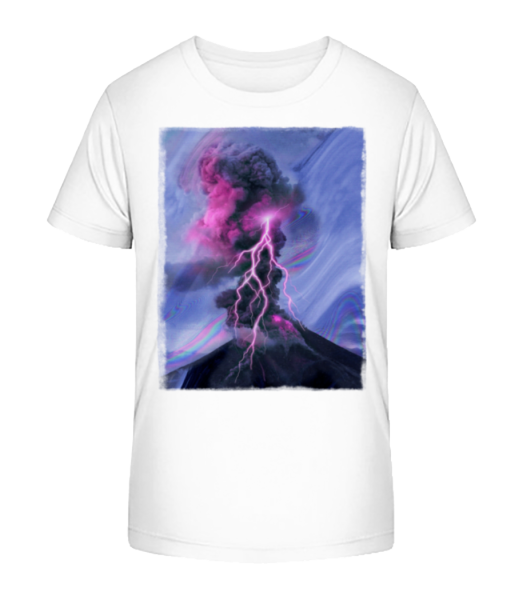 Neon Thunderstorm - Kid's Bio T-Shirt Stanley Stella - White - Front