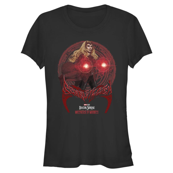 Marvel - Doctor Strange - Scarlet Witch Her Hero Spell - Women's T-Shirt - Black - Front