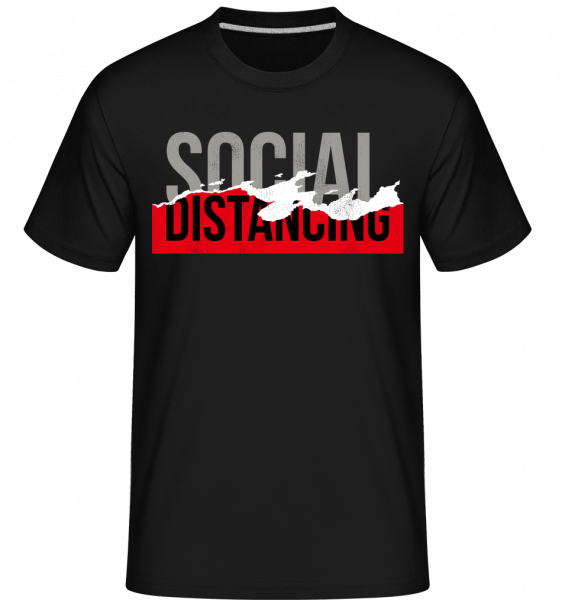 Social Distancing -  Shirtinator Men's T-Shirt - Black - Vorn
