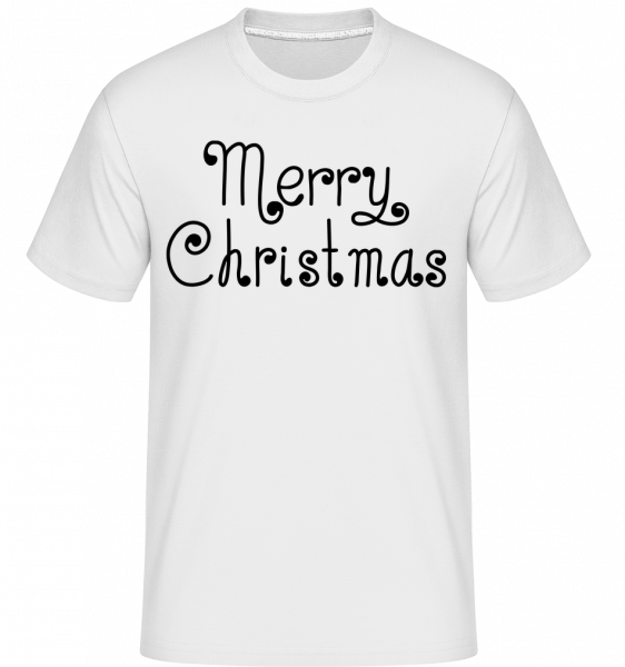 Merry Christmas -  Shirtinator Men's T-Shirt - White - Vorn