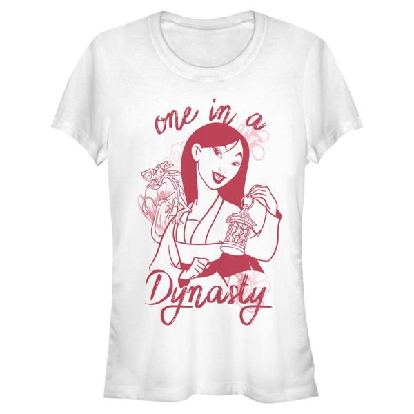 Disney - Mulan - Mulan One A Dynasty - Women's T-Shirt - White - Front