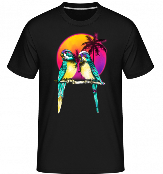 Birds Of Paradise -  Shirtinator Men's T-Shirt - Black - Vorn