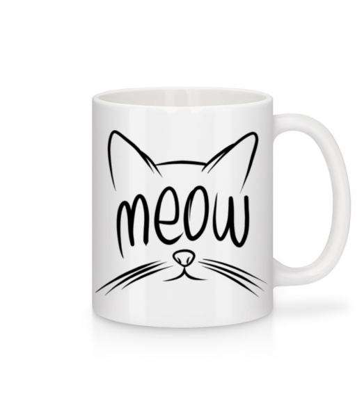 Meow - Mug - White - Front