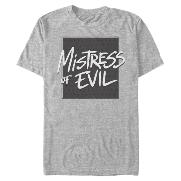 Disney - Maleficent Mistress of Evil - Text Mistress Of Evil - Men's T-Shirt - Heather grey - Front