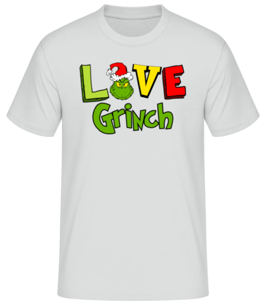 Love Grinch - Men's Basic T-Shirt - Heather grey - Front