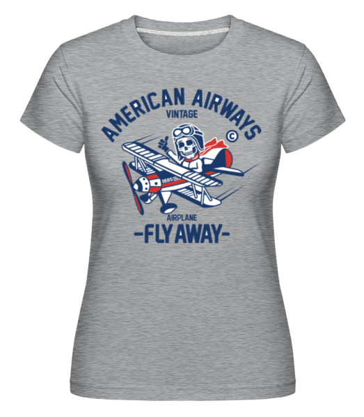 Dead Pilot -  Shirtinator Women's T-Shirt - Heather grey - Front