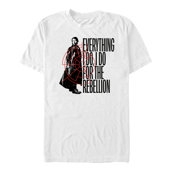 Star Wars - Andor - Cassian Andor Everything for the Rebellion - Men's T-Shirt - White - Front